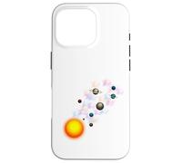 Carcasa para iPhone 16 Pro Planetas del Sistema Solar, Tierra, Sol, Ciencia Espacial Niños, Adultos
