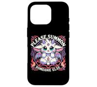 Carcasa para iPhone 16 Pro Please Summon Someone Else Funny Baphomet