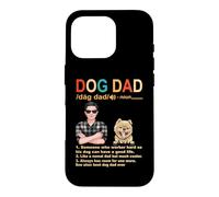 Carcasa para iPhone 16 Pro Pomeranian Dog Dad Definition For Daddy Funny Fathers Day