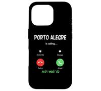 Carcasa para iPhone 16 Pro Porto Alegre está Llamando y Debo IR a Brasil de Viaje