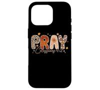 Carcasa para iPhone 16 Pro Pray Colosenses 4:2 Tema de otoño