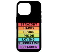 Carcasa para iPhone 16 Pro predicador Recto Feliz Orgulloso Orgullo Amante Iglesia de Apoyo