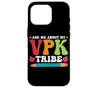 Carcasa para iPhone 16 Pro Pregúntame sobre mi Profesor Orgulloso de la Tribu VPK