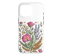 Carcasa para iPhone 16 Pro Pressed Wildflower Meadow Florist Botanical Art