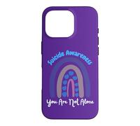 Carcasa para iPhone 16 Pro Prevención de Conciencia del Suicidio Arco Iris No estás Solo Amor