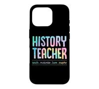 Carcasa para iPhone 16 Pro Profesor de Historia Enseñar Motivar Amor Inspirar Enseñanza Lema