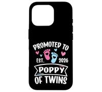 Carcasa para iPhone 16 Pro Promocionado a Poppy of Twins EST 2026 Revelación de género del bebé