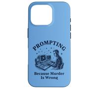 Carcasa para iPhone 16 Pro Prompting AI Coder: Humor informático Retro