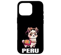 Carcasa para iPhone 16 Pro Proud Peruvian Llama Parade: Cultural Peru Pride Souvenir