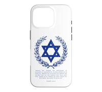 Carcasa para iPhone 16 Pro Psalms 122:6-9 Star of David Israel Bible Verse Greek