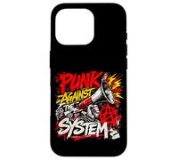 Carcasa para iPhone 16 Pro Punk contra el Sistema - Protesta rebelde Punk Rock