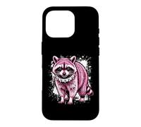 Carcasa para iPhone 16 Pro Punk Rock Mapache Anarquista Procyon Lotor Entusiasta