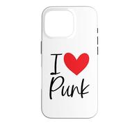 Carcasa para iPhone 16 Pro Punk Rock Me Encanta Punk Punker Rocker Años 80 90 Plaid Street Oi