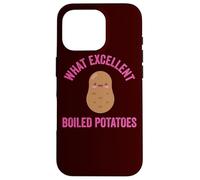 Carcasa para iPhone 16 Pro Qué excelente Libro de Literatura de Patatas hervidas Kawaii