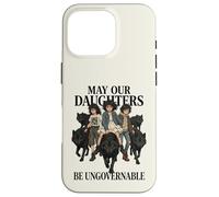 Carcasa para iPhone 16 Pro Que Nuestras Hijas Sean Mujeres Lobo Feministas