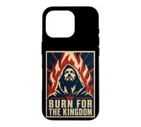 Carcasa para iPhone 16 Pro Quemar por el Reino Renacimiento Cristiano del Fuego
