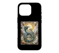 Carcasa para iPhone 16 Pro Quetzalcóatl Dios Azteca Mitología Myan Inca Christian Floral