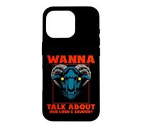 Carcasa para iPhone 16 Pro ¿Quieres Hablar de Nuestro Señor? Satanic Goat Baphomet