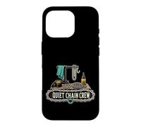 Carcasa para iPhone 16 Pro Quiet Chain Crew Bicicleta Cuidado de Cadena Taller