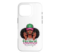 Carcasa para iPhone 16 Pro Quiet Luxury Taurus Afro Women Pink Green Cap Black Girl