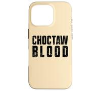 Carcasa para iPhone 16 Pro Raíces de Sangre de Choctaw para los Orgullosos pueblos nativos Americanos