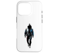 Carcasa para iPhone 16 Pro Rapero Hip Hop Sudadera con Capucha Old School Rap