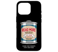 Carcasa para iPhone 16 Pro Read More Intelligent Lubricant Vintage Lata de Aceite Libro