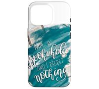 Carcasa para iPhone 16 Pro Reading Quote For Book Lover and Librarian Cute Book Pattern