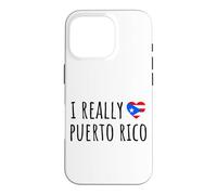Carcasa para iPhone 16 Pro Realmente Amo Puerto Rico
