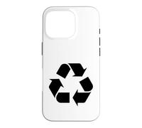 Carcasa para iPhone 16 Pro Reciclaje Logo Día de la Tierra Reciclaje Ecología Am