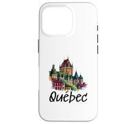 Carcasa para iPhone 16 Pro Recuerdo Retro de Quebec de Canadá/Quebec