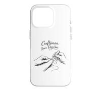 Carcasa para iPhone 16 Pro Regalo para Artesano del Cuero Craftsman Since Day One
