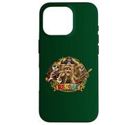 Carcasa para iPhone 16 Pro Reggae música Capybara Island Shiba-Inu y Mono como Banda