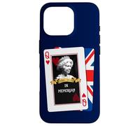 Carcasa para iPhone 16 Pro Reina Elizabeth II - Tarjeta de Juego (Memoriam skat Royal, Reino Unido)