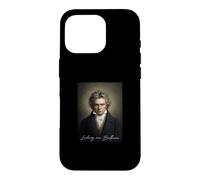 Carcasa para iPhone 16 Pro Retrato de Ludwig Van Beethoven
