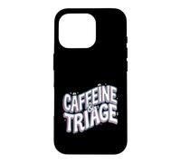Carcasa para iPhone 16 Pro Retro ER Nurse Caffeine & Triage Medical