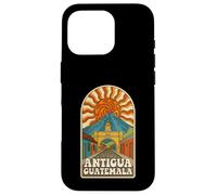 Carcasa para iPhone 16 Pro Retro Psychedelic Antigua Guatemala Travel Poster
