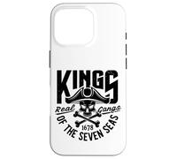 Carcasa para iPhone 16 Pro Rey de los Siete Mares Salvaje Abstracto Cráneo Real Gangs
