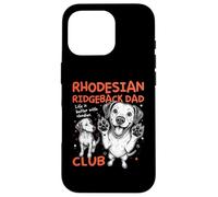 Carcasa para iPhone 16 Pro Rhodesian Ridgeback Dad Club Dog Dad Men Día del Padre
