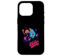 Carcasa para iPhone 16 Pro Ride The Sweet Wave, diseño Retro de neón y Frutas para Surf