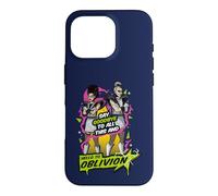 Carcasa para iPhone 16 Pro Riff Raff Letra Magenta Hello To Oblivion Super Heroes