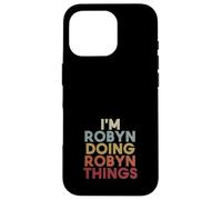 Carcasa para iPhone 16 Pro Robyn Name Robyn Personalized Name First Given
