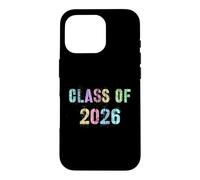 Carcasa para iPhone 16 Pro Rock Stars Class of 2026 Graduación Almost There Seniors