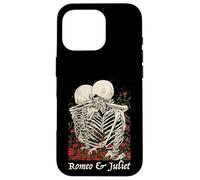 Carcasa para iPhone 16 Pro Romeo & Juliet Esqueleto Pareja Abrazo Abraza Shakespeare Meme