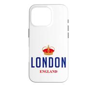 Carcasa para iPhone 16 Pro Royal London England Crown, London Wait For Me Travel London