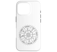 Carcasa para iPhone 16 Pro Rueda Germánica del Año del Festival Pagano Oculto Wiccan