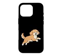 Carcasa para iPhone 16 Pro Running Cavapoo Dog Breed Mom Pet Lovers Owner