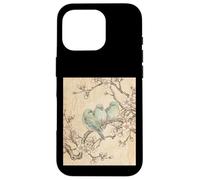 Carcasa para iPhone 16 Pro Sakura Birds Harmony Arte de Tinta Japonesa