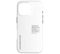 Carcasa para iPhone 16 Pro Salmos 27 1, Confianza intrépida en Dios, Jesús Salva, Cristiano