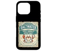 Carcasa para iPhone 16 Pro Saltwater Doctor Crab Ocean Vintage Design